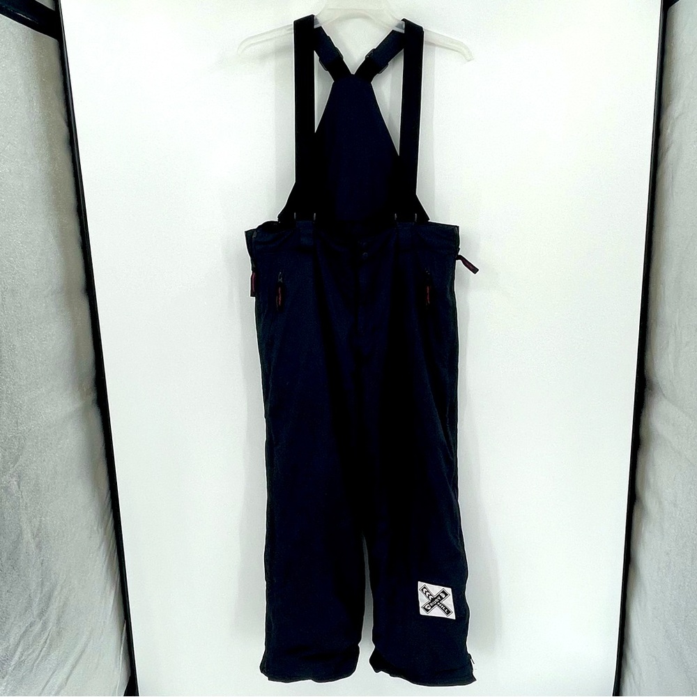 Obermeyer Snow Pants with removable Suspenders Black sz Medium